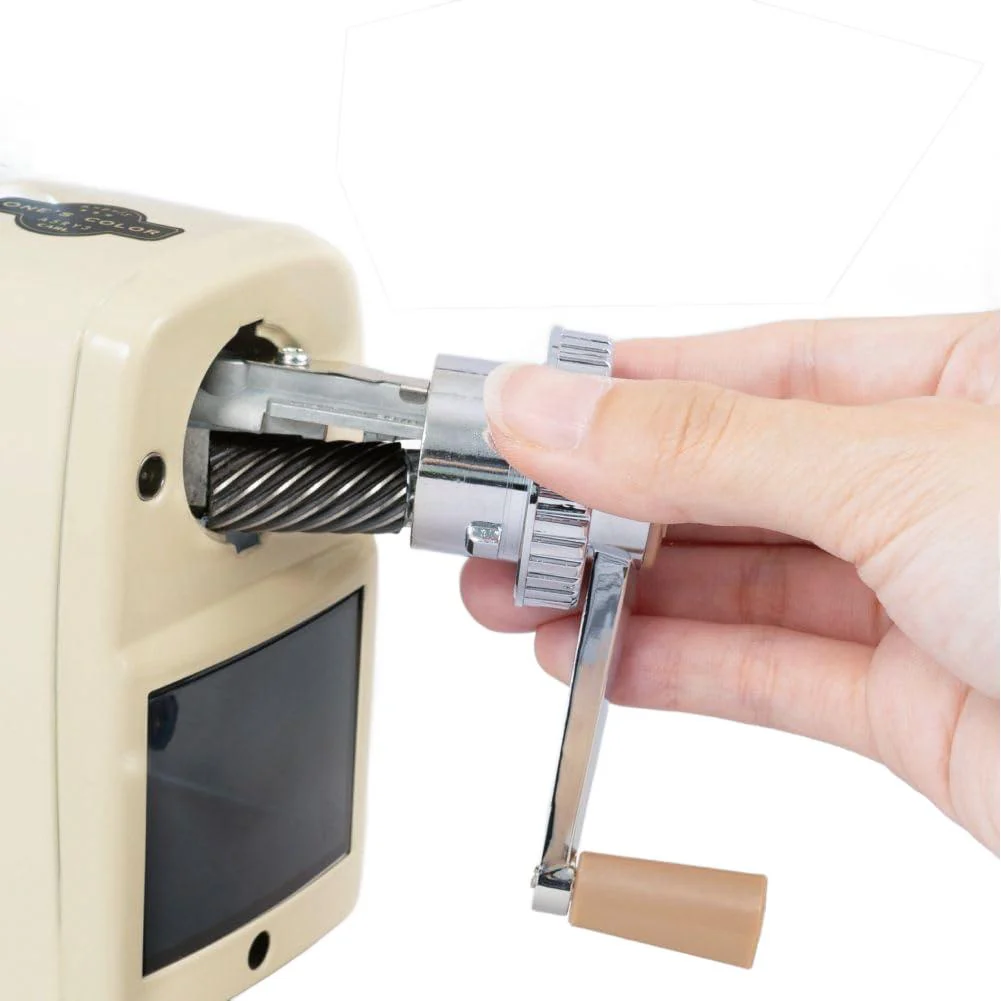 Carl Angel 5 Royal 3 Hand Crank Manual Pencil Sharpener Retro Design - Image 3
