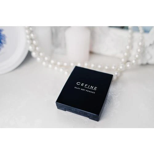 Cefine Silk Wet Powder Foundation Compact Case With Sponge - Image 4