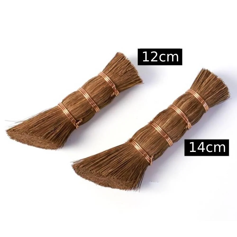 Handmade Biodegradable Palm Fiber Dish Scrubber 12cm - Image 3