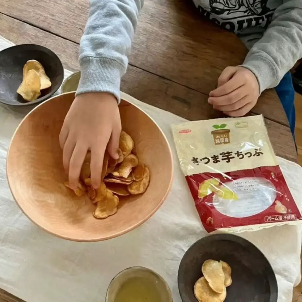 North Colors Japanese Sweet Potato Chips Additive-Free Satsumaimo Chips 115g (Pack of 3) - Image 3