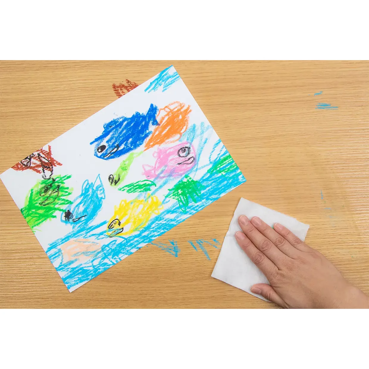 Pentel Thick Washable Crayons Easy-Grip Jumbo Crayon Set 12 Colors - Image 5