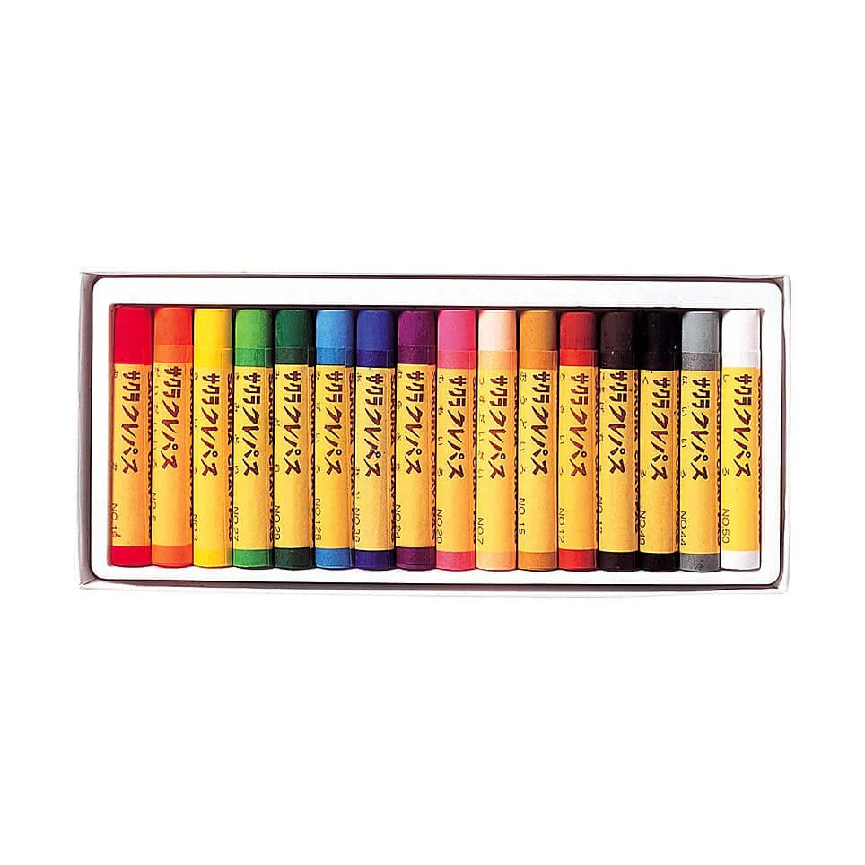 Sakura Color Craypas Thick Oil Pastel Crayons 16 Color Set - Image 3