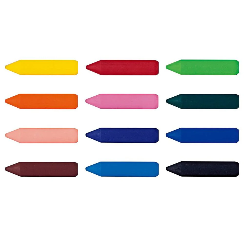 Sakura Color Craypas Triangle Coupy Pencil Easy-Grip Oil Pastels 12 Color Set - Image 5